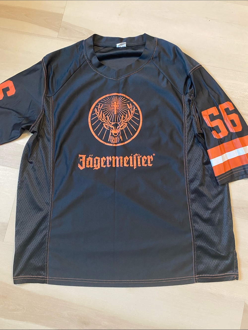 Jägermeister ✨ Black & Orange Logo Jersey size L/XL